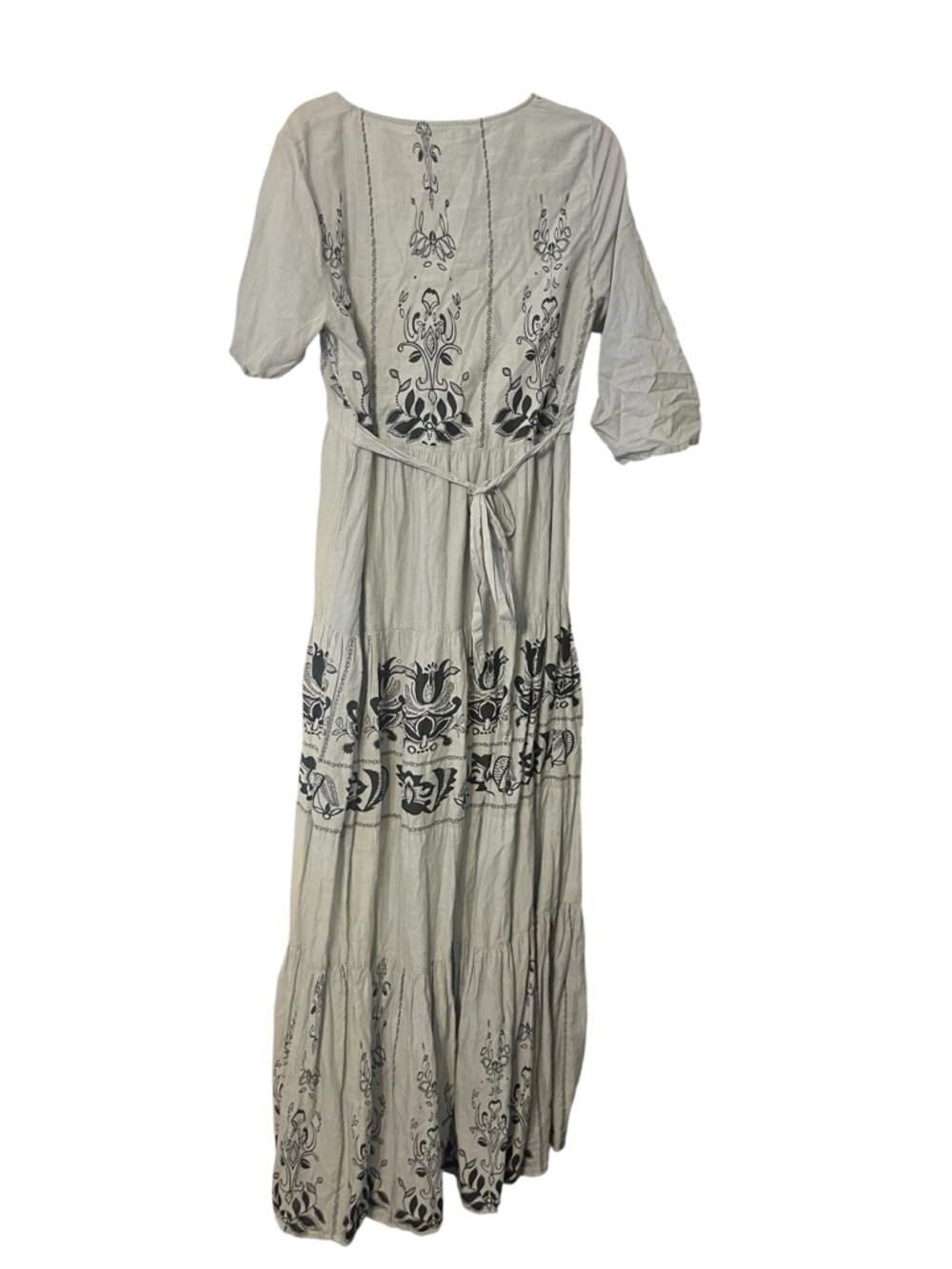 Boho Embroidered Maxi Dress - Picture 2 of 5
